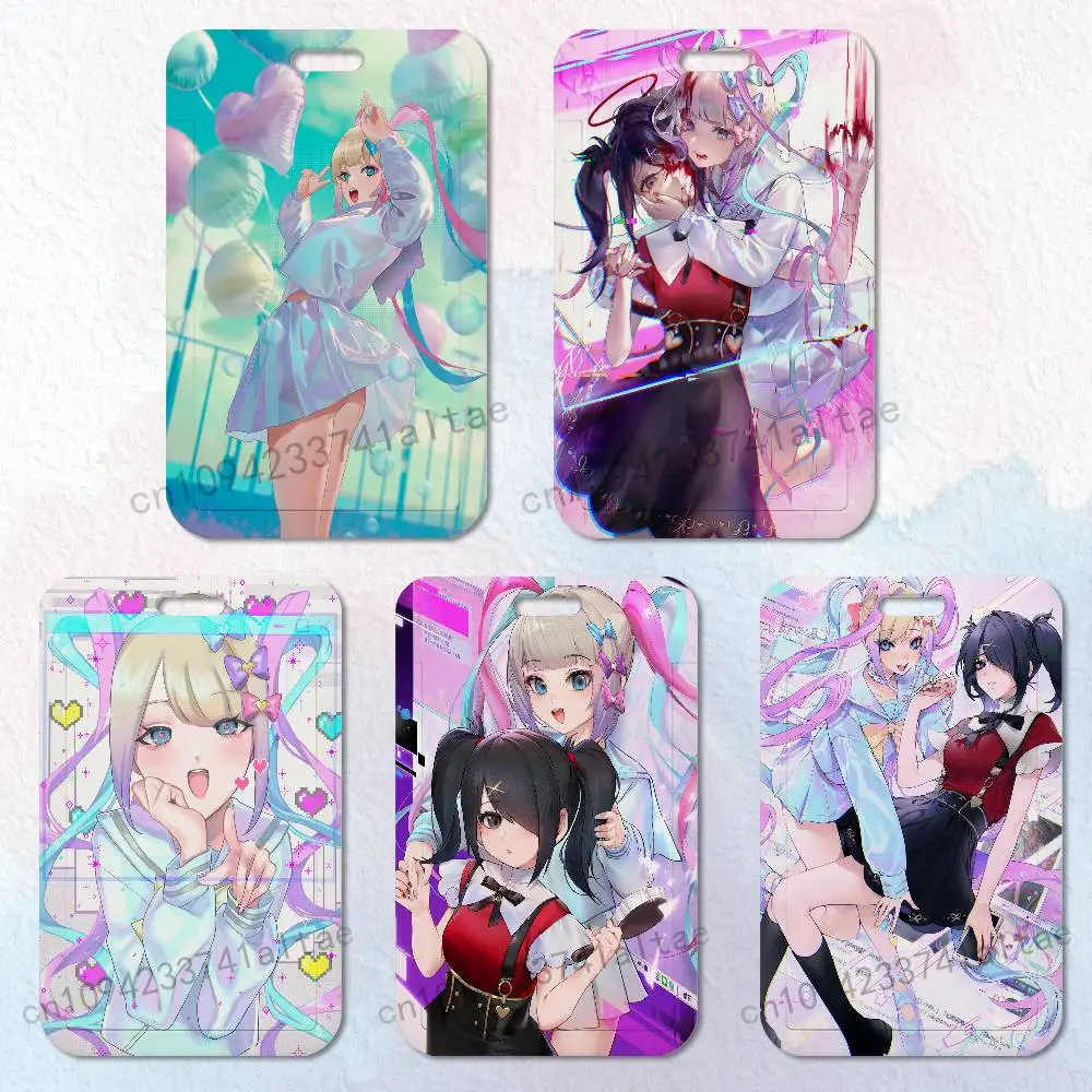 

N-Needy Girl O-Overdose Card Holder Lanyard Camera Neck Strap Credit Card Case ID Badge Credentials Protection