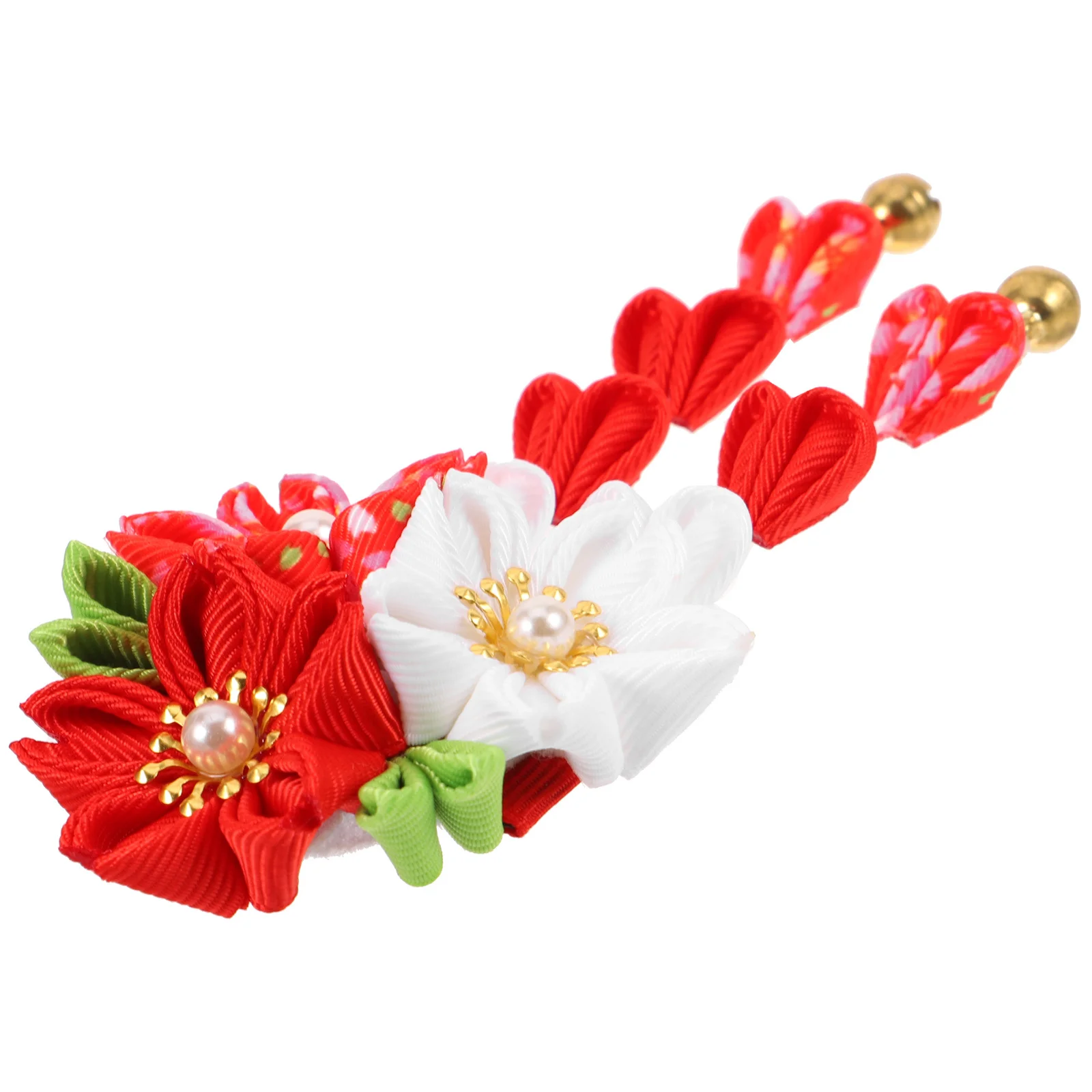

Flower Tassel Hair Clip Japanese Style Elegant Hairpin for Women Teen Girls Wedding Birthday Party Hair Accessories