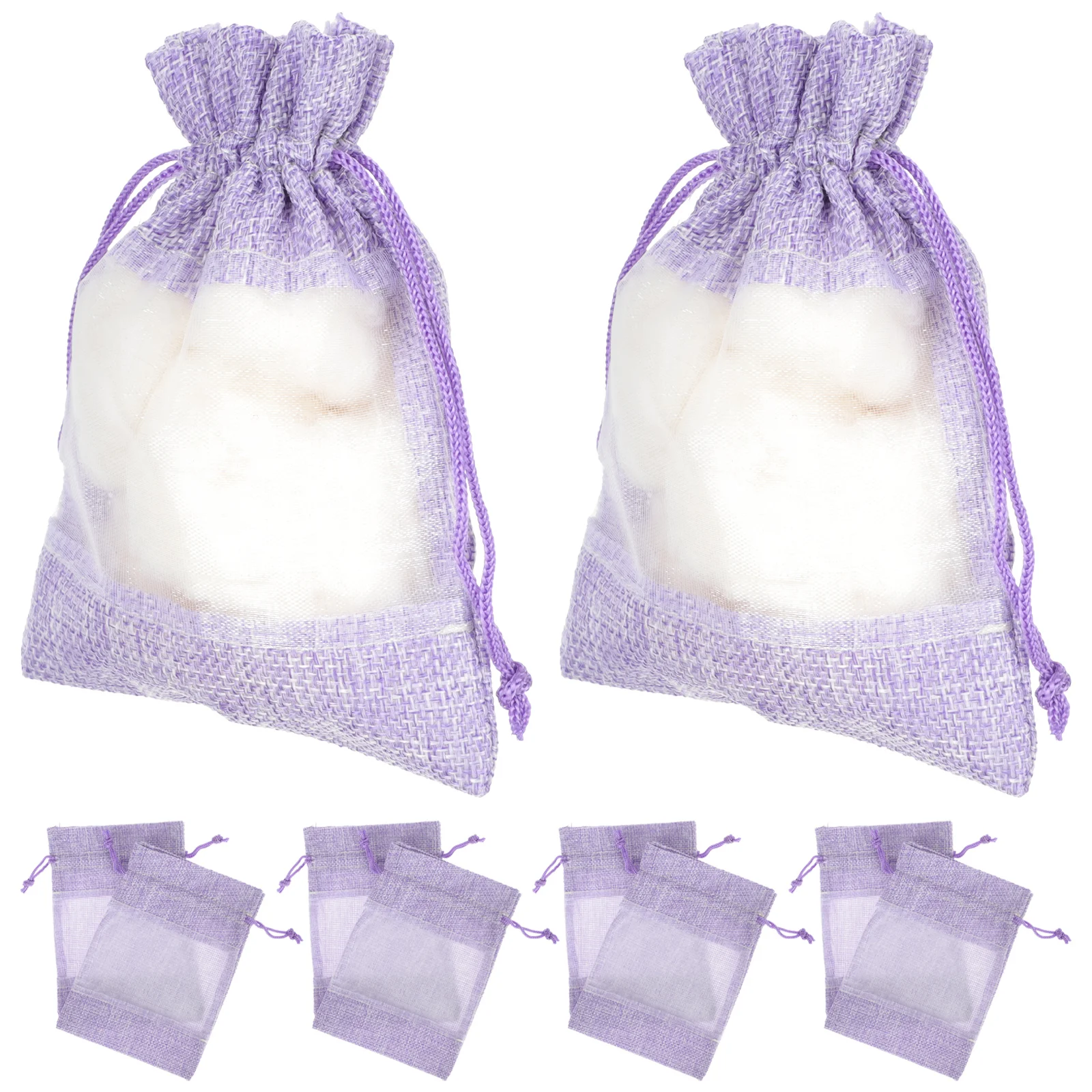 10 Pcs Lavender Sachet Bag Empty Sachets Drawer Stitching Scented Liners for Dresser Cloth Fragrance