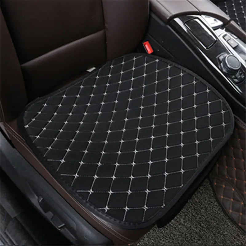 Linen Flax Car Seat Cover Protector Four Seasons Front Rear Cushion Breathable Protector Mat Pad Auto Accessories Universal Size