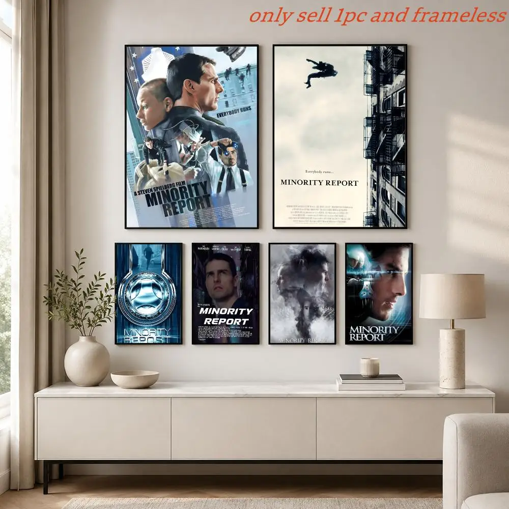 Science film M-Minority Report Poster Painting Prints Wall Art Picture Film Room Home Bar Cafe Decor Mural