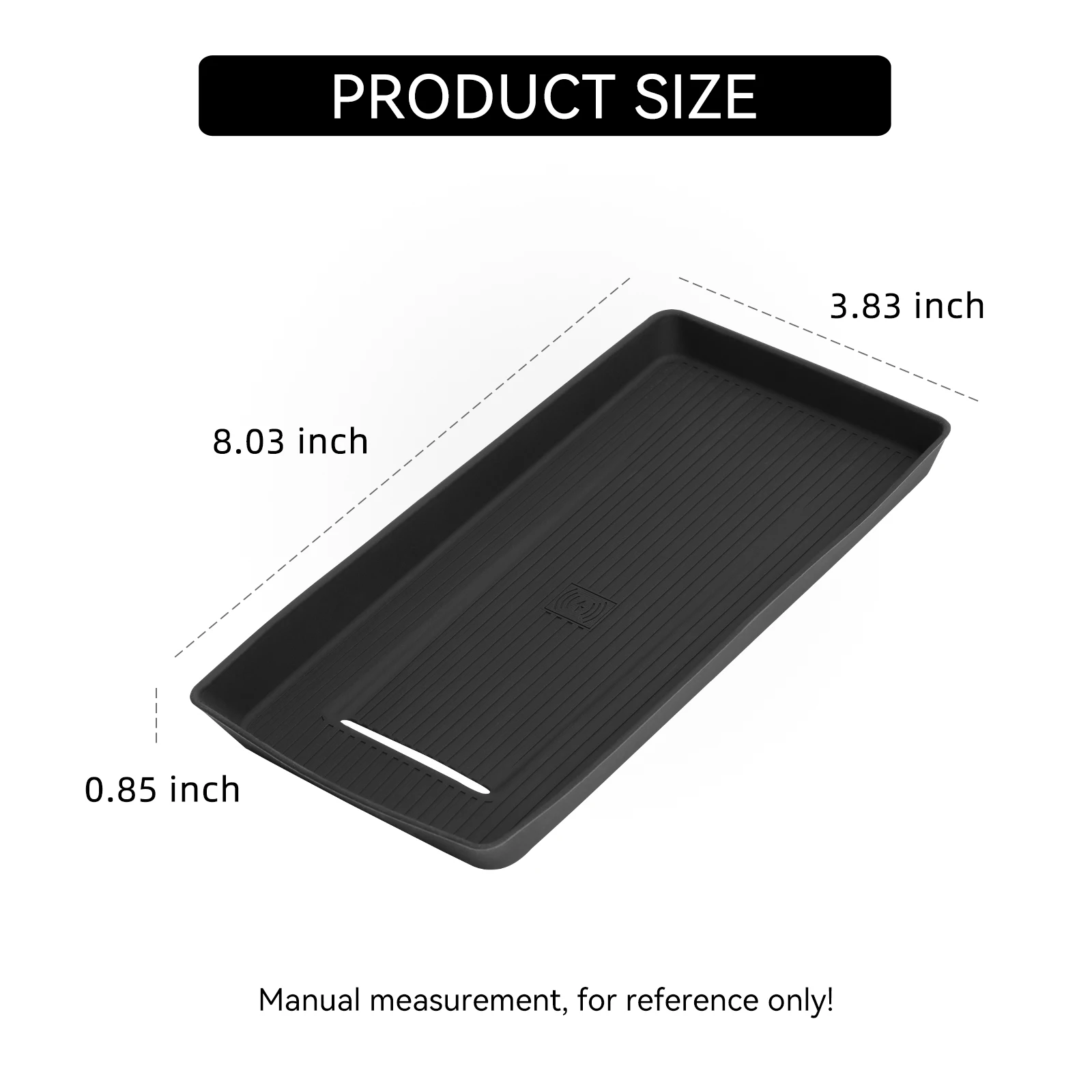 LUCKEASY for Chery ICAR 03 4WD/Jaecoo J6 AWD 2024-2026 Wireless Charging Protective Mat Accessories Non-slip Pad Only Fit LHD