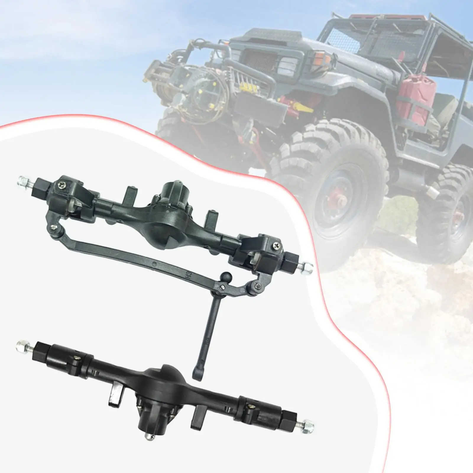 

RC Car Axle Replacement 18499 Easy to Install Sturdy Construction Practical Upgrade Part 1/18 Modification RC Model Car Parts