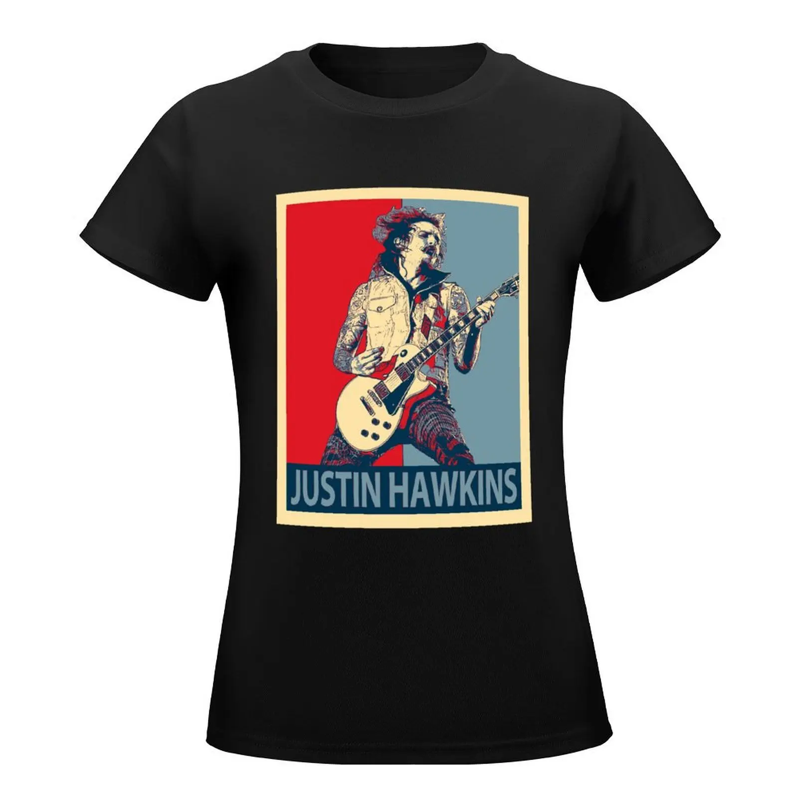 Justin Hawkins T-Shirt oversized shirts graphic tees t-shirts for Women graphic tees funny