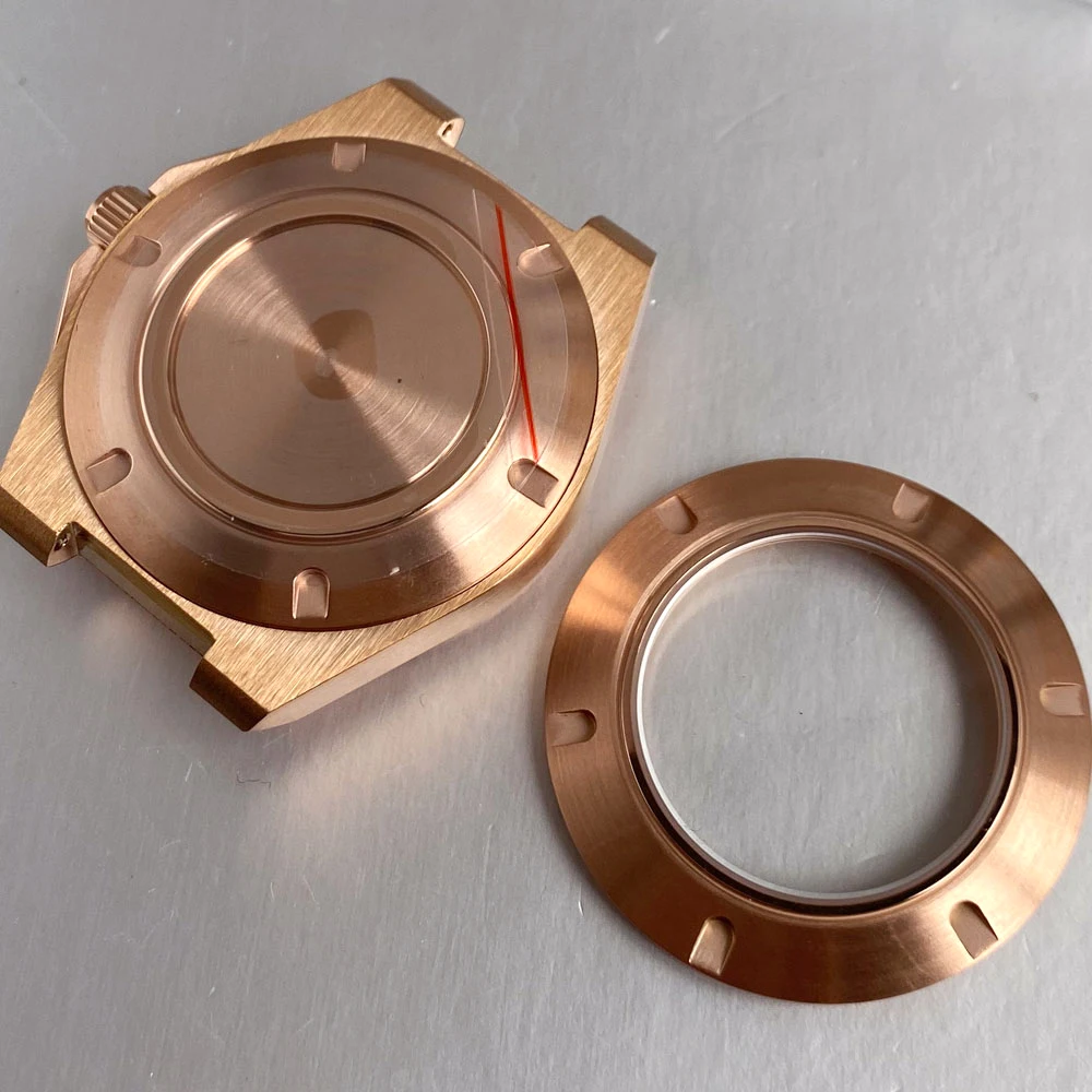 Tandorio 40mm Rose Gold Watch Parts Combination Set for Engineer Style 200m Waterproof Sapphire Glass Watch Case Fit NH35 NH36 - view 5
