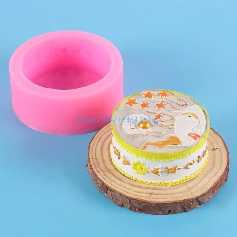 0XLD Silicone Craft Molds Heat Resistant Silicone Molds for Unique Soap Handmade Creation
