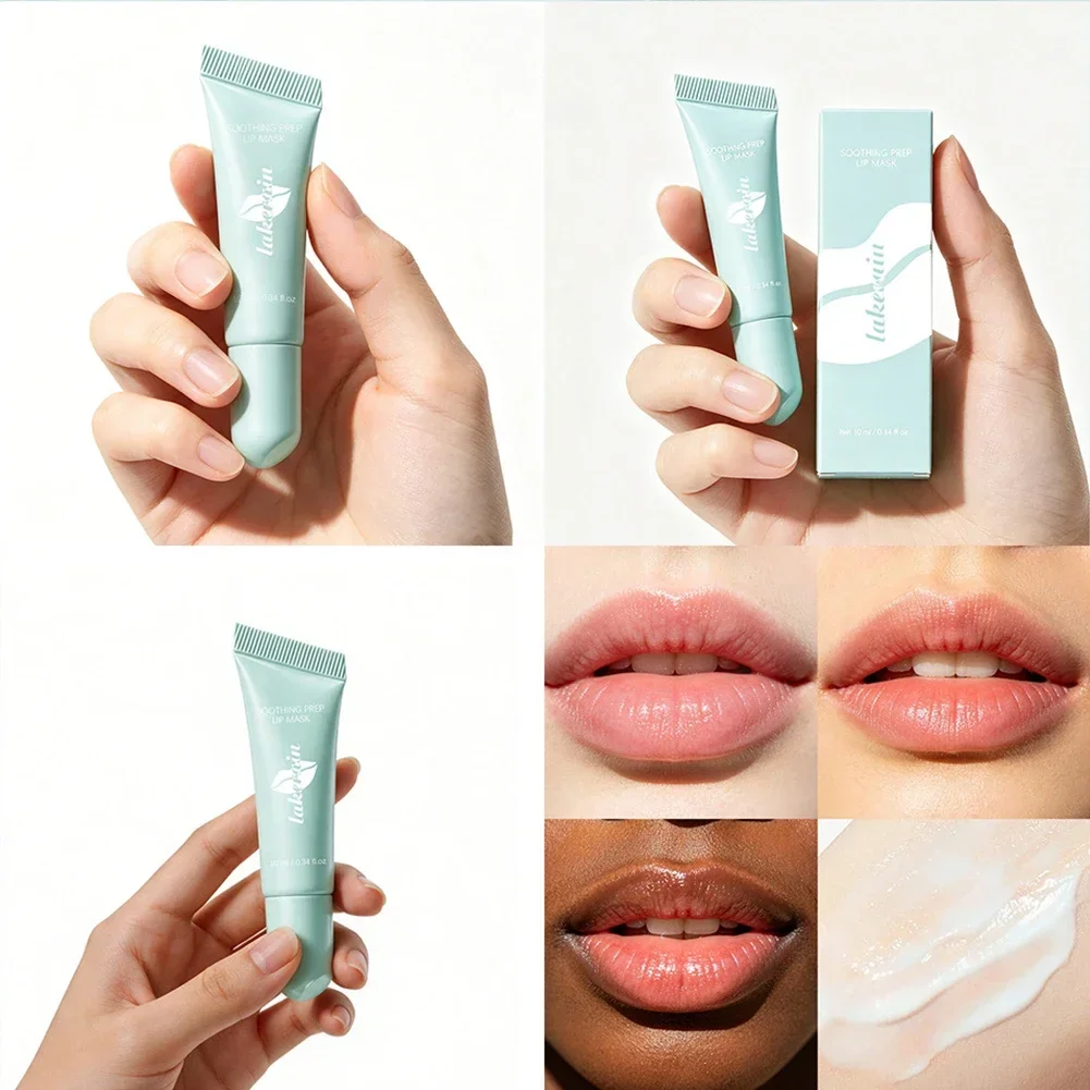 Exfoliating Peel Off Lip Mask, Soothing Hydrating Prep Lip Treatment, Clear Dead Cuticles Glossy Plump Lips Before Lip Makeup