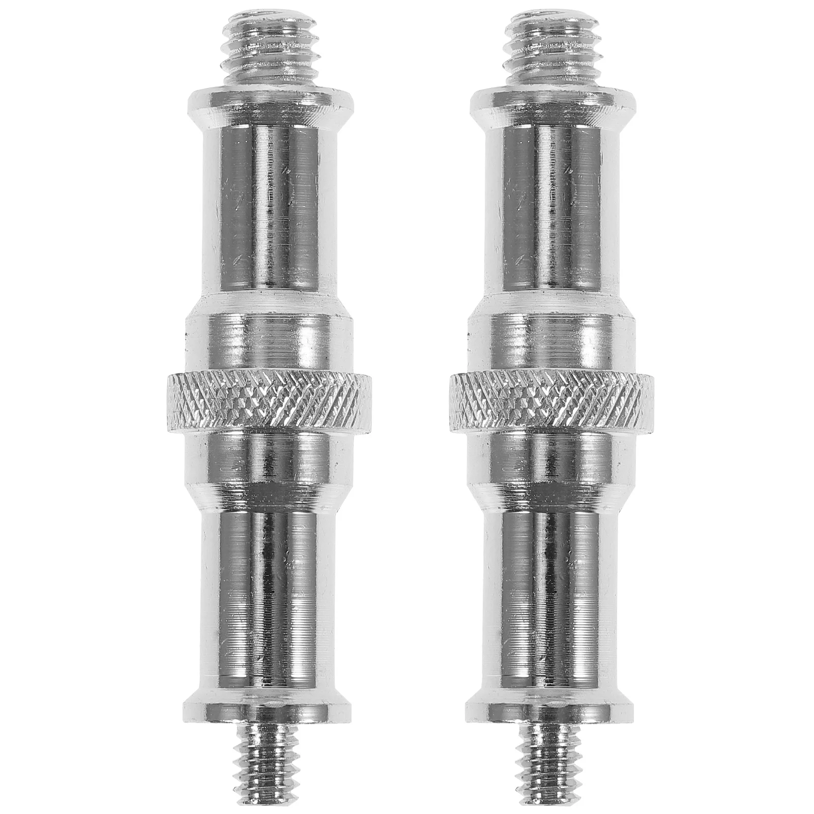2pcs 1/4 To 3/8 Inch Male Threaded Screw Adapter Spigot For Light Stand Flash Mount Studio Photography Accessories Tool