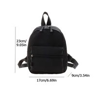 Mini Womens Backpacks Trend Nylon Female Bag Small School Bags White Rucksack For Teen Girls Fashion Casual Backpack 4