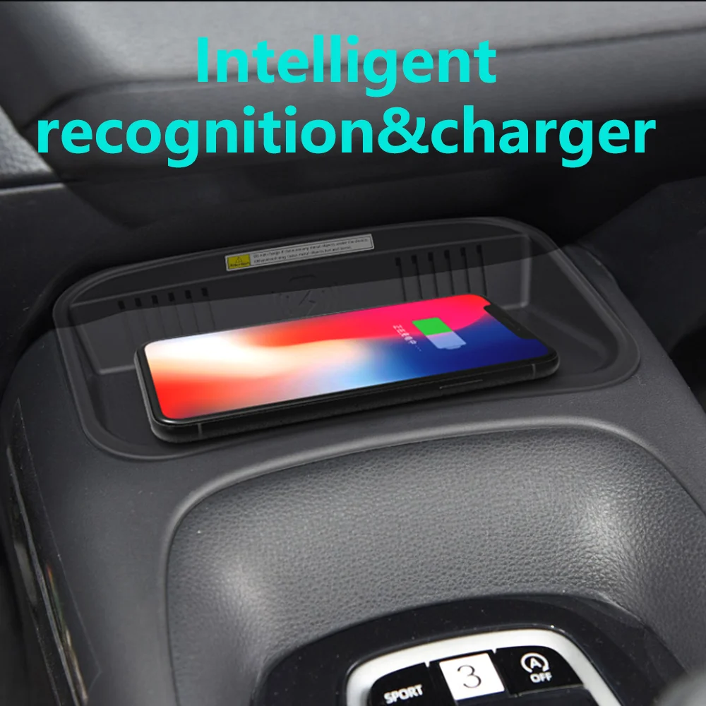 Car Wireless Charger Accessories Fast Phone Holder Charging Plate Modification Part For Toyota Corolla 2019 2020 2021 2022 2023