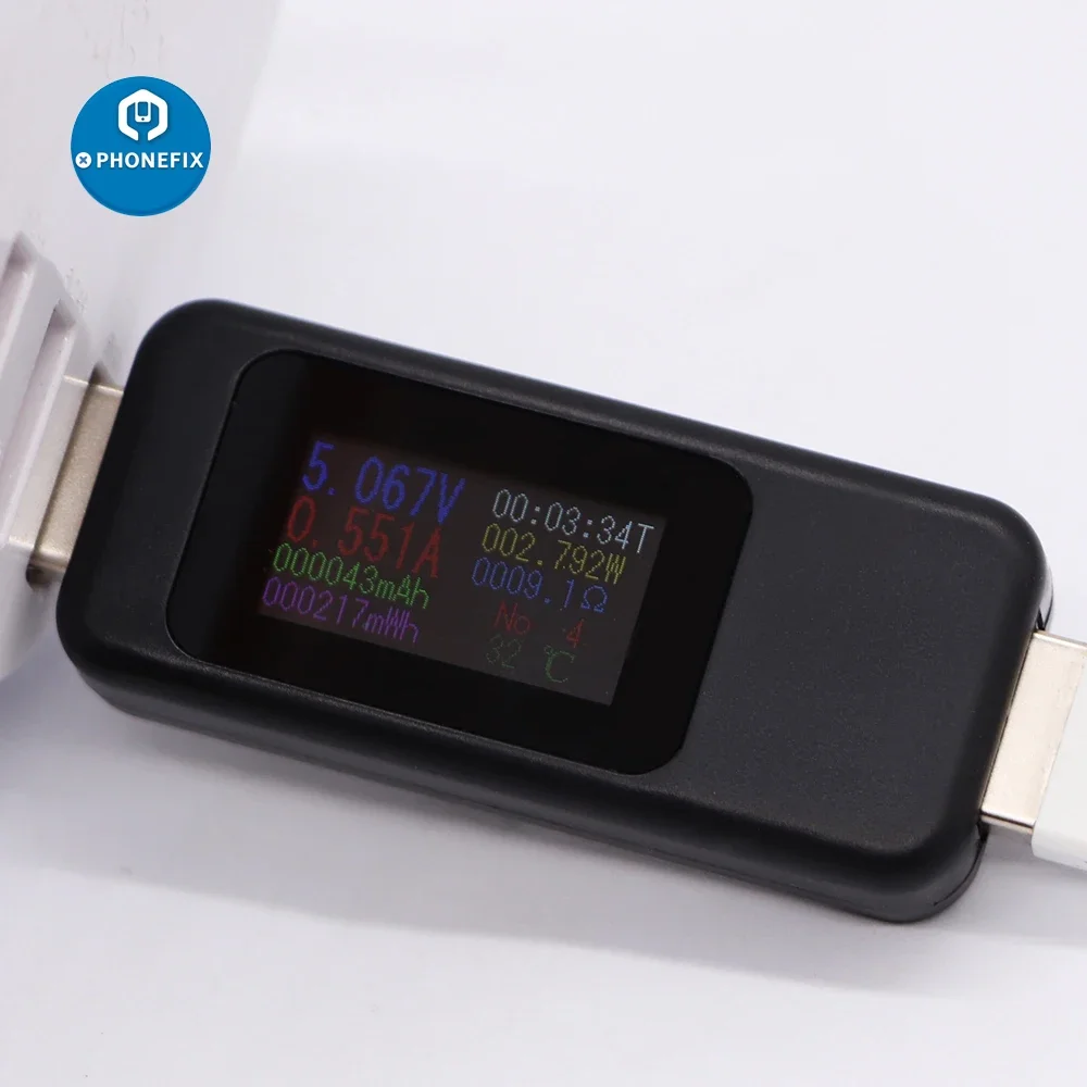 Misuratore USB Tester di capacità di tensione di corrente Volt tensione di corrente caricatore medico Tester di capacità Tester Tester rilevatore di potenza Mobile