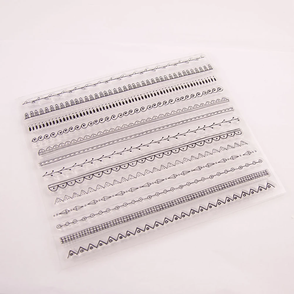

Transparent Stamps Clear Silicone Seal for Scrapbooking Hand Account Crafts Photo Albums Envelopes Cards Letters Diaries