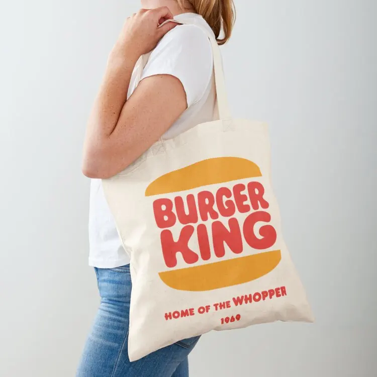 

Burger King Tote Bag Shopper bag tote bags aesthetic tote bag canvas Women's