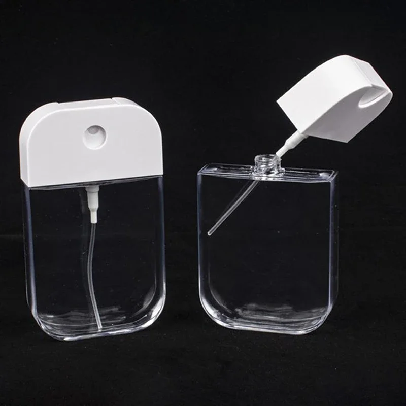 

Transparent Spray Bottle High Pressure Fine Mist Perfume Spray Refillable Empty Bottle Alcohol Disinfectant Portable 38ml/50ml