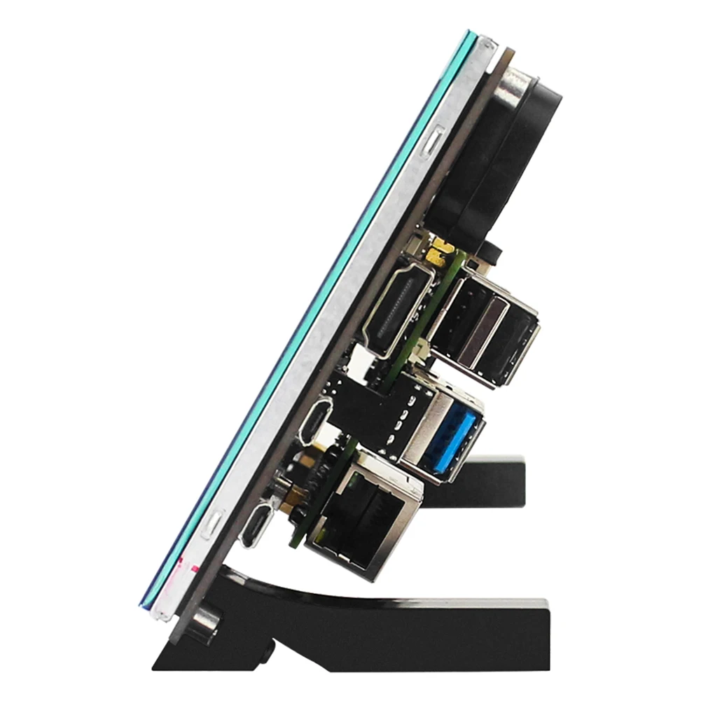 Módulo de tela sensível ao toque ips de 7 polegadas 1024x600 para raspberry pi 4b/3b display pc monitor portátil para sistema win10/win8/win7