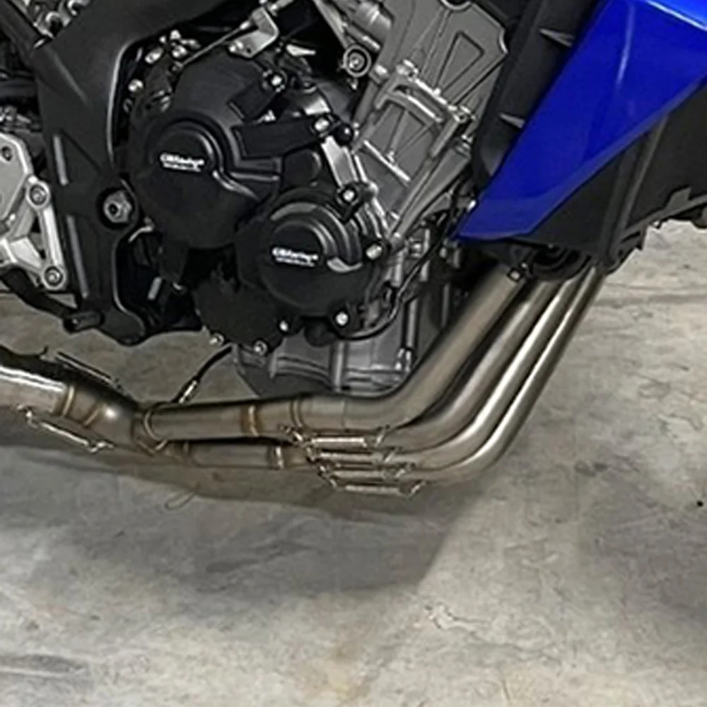 Auspuffsysteme für Honda CBR650 CB650F CB650R 2014-2025 Auspuff-Vorderrohr Schalldämpfer Komplettes System Auspuffrohre – Detail 5