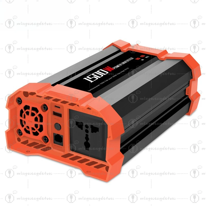 1500W High Power Car Inverter for Outdoor & RV, 12V to 110V/220V Home Power Converter