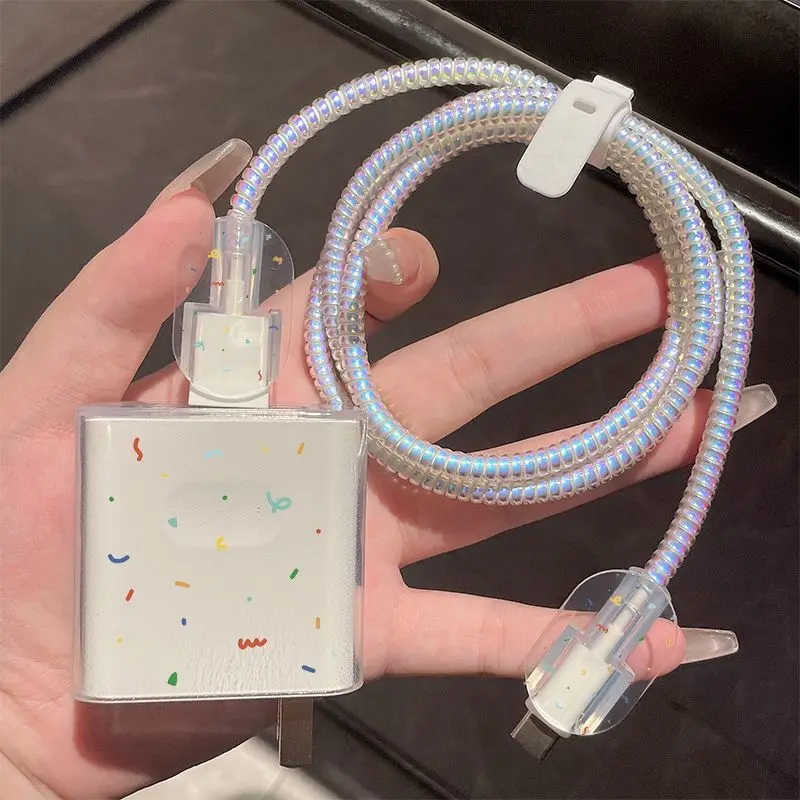Suitable for OPPO 80w Charging Cable 100w/67w Fast Charging Protective Cover ,Protection Charger Cover Wire Cord Organizers