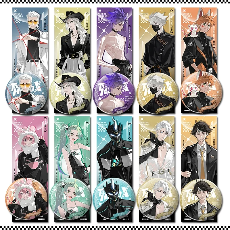 لتكون بطل X ما هي البطل ميرش دبوس بطاقة ثلاثية الأبعاد على الوجهين الطباعة شخصية دبوس بطاقة عشاق الهدايا جمع شارة #1