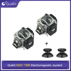 GuliKit TMR Electromagnetic Joystick for PS5 Xbox PS4 Switch Pro Controller Replacement Thumbstick No Drift Repair Parts