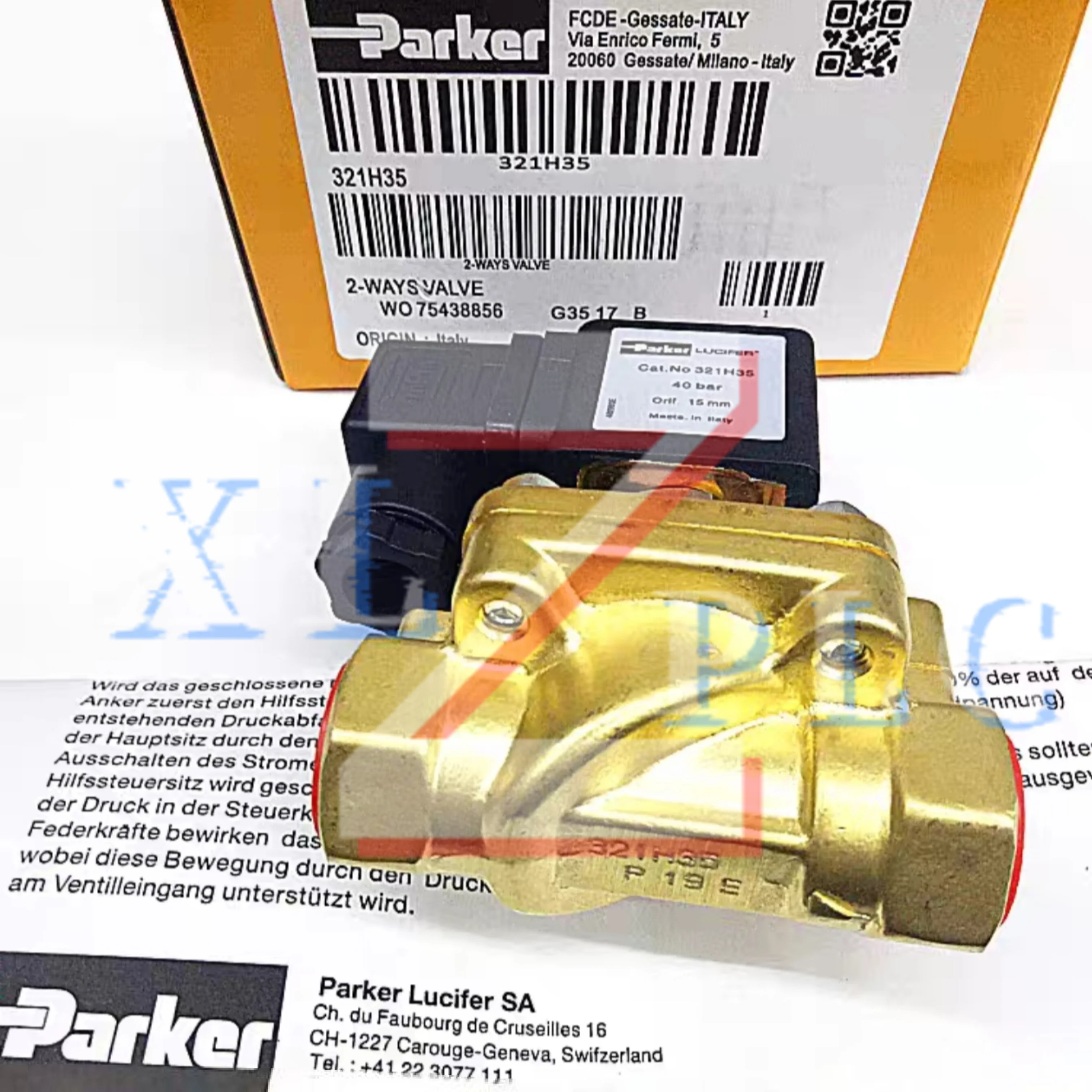 

solenoid valve new original 321H35 4′110VAC 321H36 6′110VAC