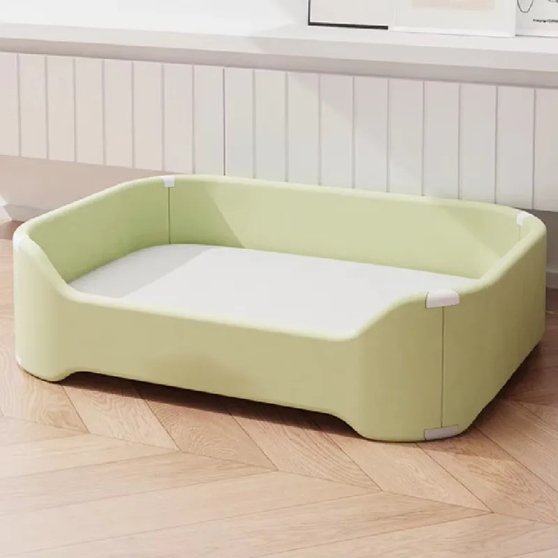 Resin solid eco-friendly dog bed, cool in summer, not sultry, durable, easy to clean, spacious, suitable for cats and dogs