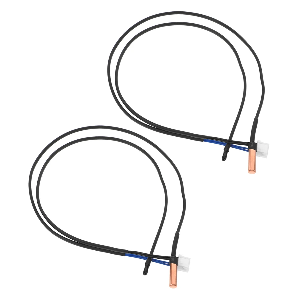 

2pcs Air Conditioner Temperature 5K Epoxy Thermistor Probe For Hvac Thermal Head Ac Sensor Replacement Temperature
