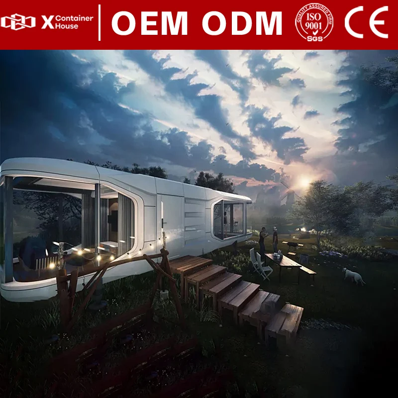 Space Capsule House Armable House to Live Cheap Prefabricated Houses Prefabricated Hotel Rooms Tiny Home Modular Houses Housing