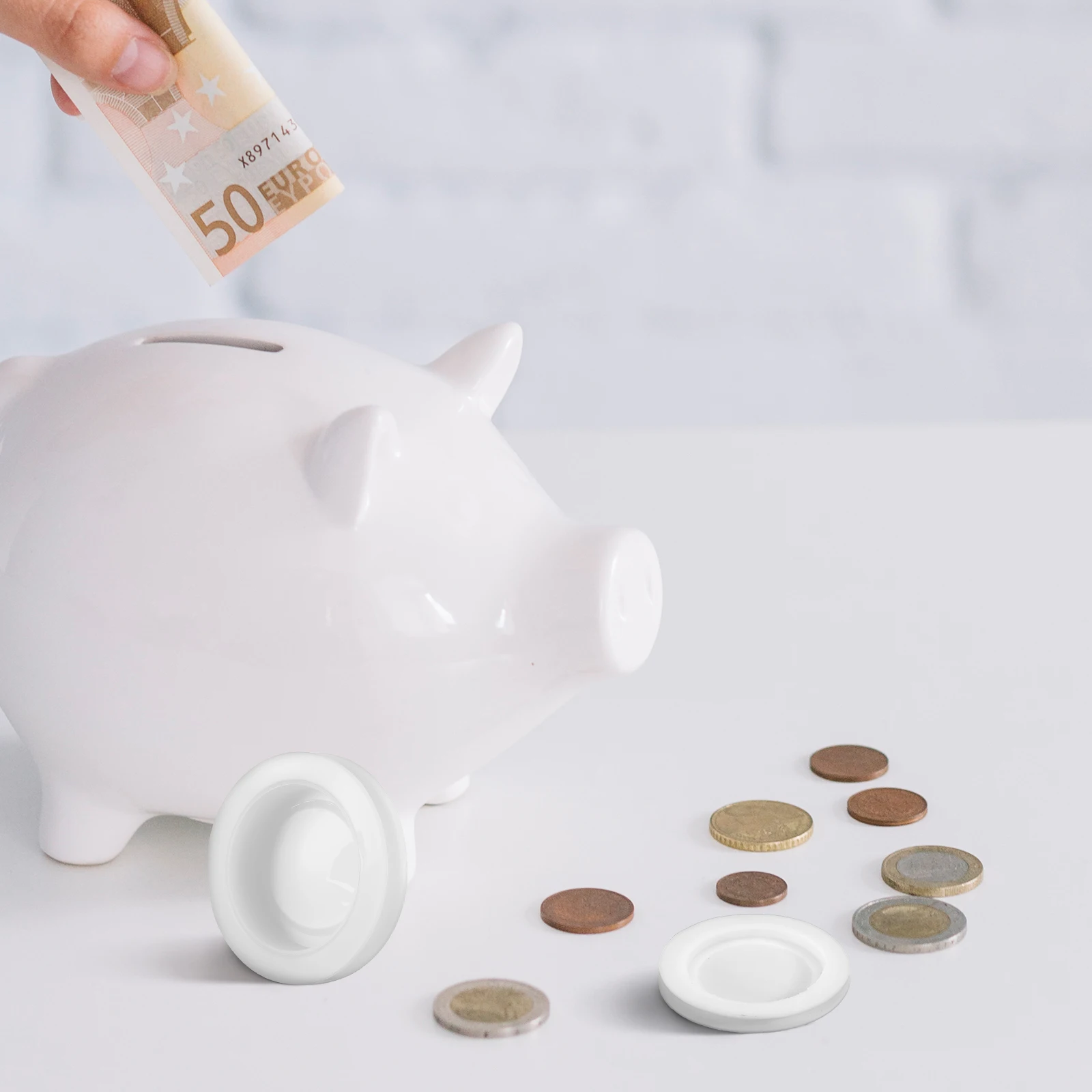 5pcs Round Plug Stoppers For Piggy Bank Pvc Replacement Stoppers For Saving Box Bottom Hole Caps Assorted Sizes Piggy Bank Plug