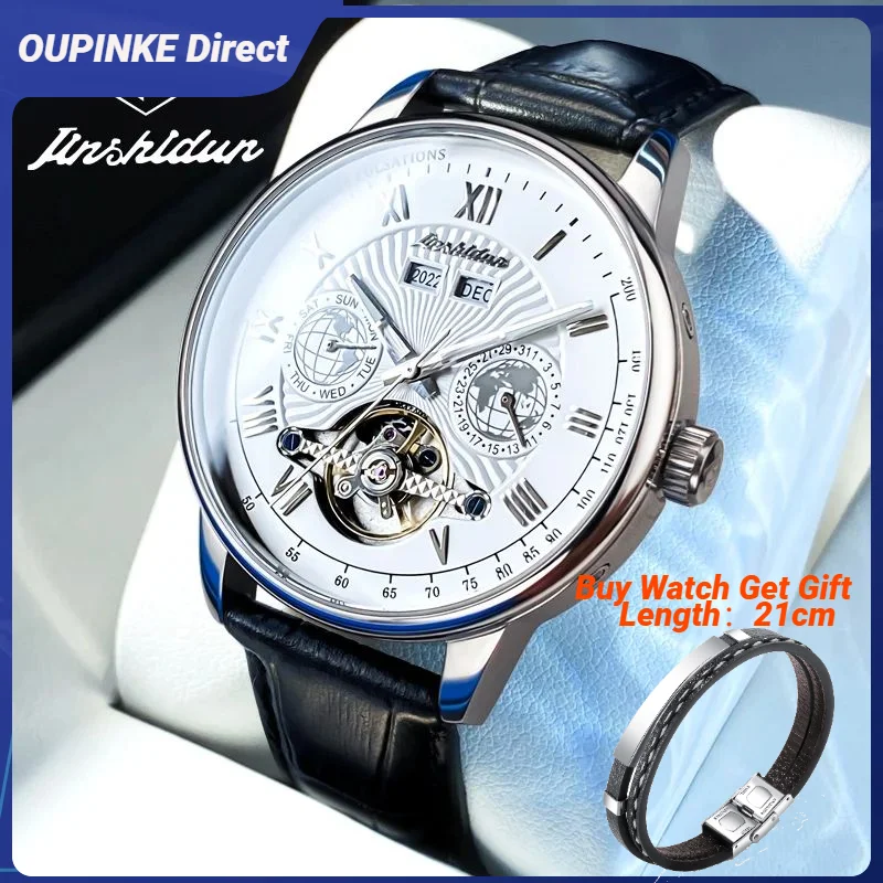 

JSDUN 8919 Men's Watch High Quality Multi functional Automatic Mechanical Watch Luxury Fashion Waterproof Date Week Men's Watch