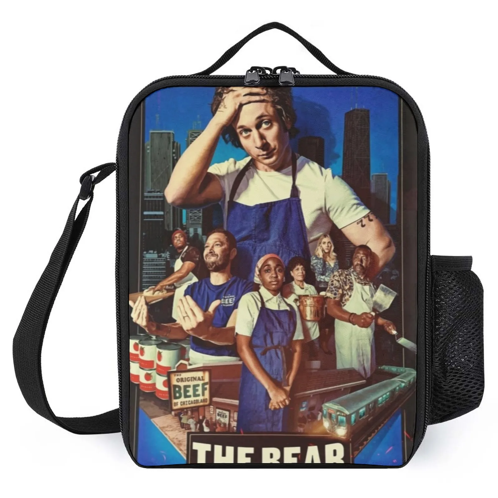 

Anime Ramen Noodle Cat Lancheira Printed Lunch Bag Thermal Kids Lunch Box For Women Insulation Lunch Box Bag