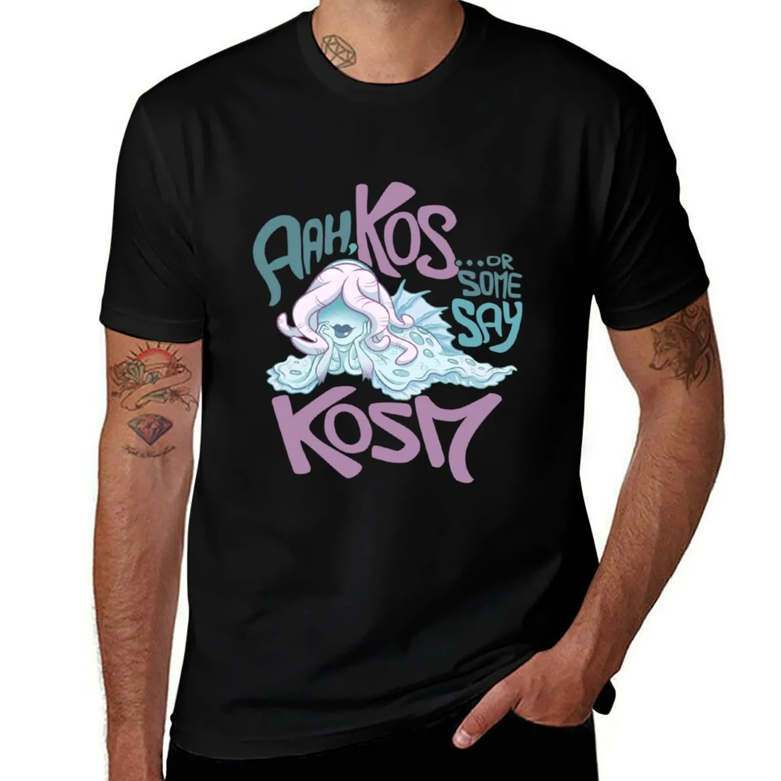 

Kos or some say Kosm T-Shirt cotton t shirts man 100% man t shirt cotton high quality t shirt man cotton T-Shirt