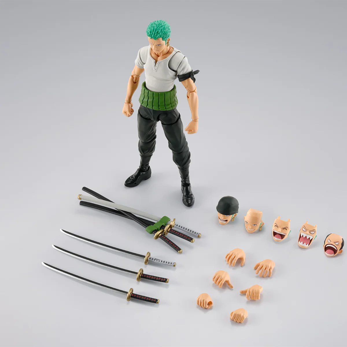 

Original Bandai Spirits S.H.Figuarts One Piece - Roronoa Zoro Romance Dawn Anime Figure Action Figure Model Decoration