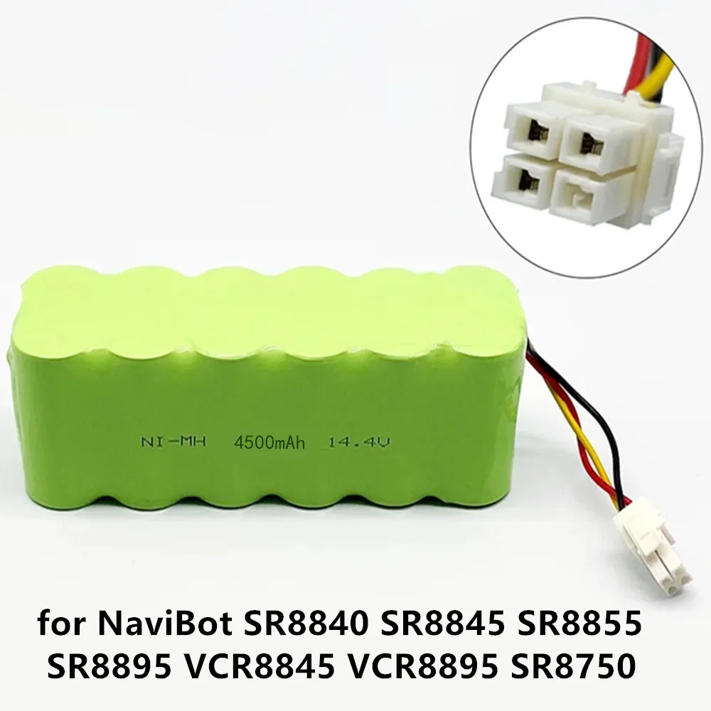 14.4V 4500mAh Nimh Vacuum Cleaner Battery  NaviBot SR8840 SR8845 SR8855 SR8990 VCR8845 VCR8895 VCR8730 SR8750 VCA-RBT20