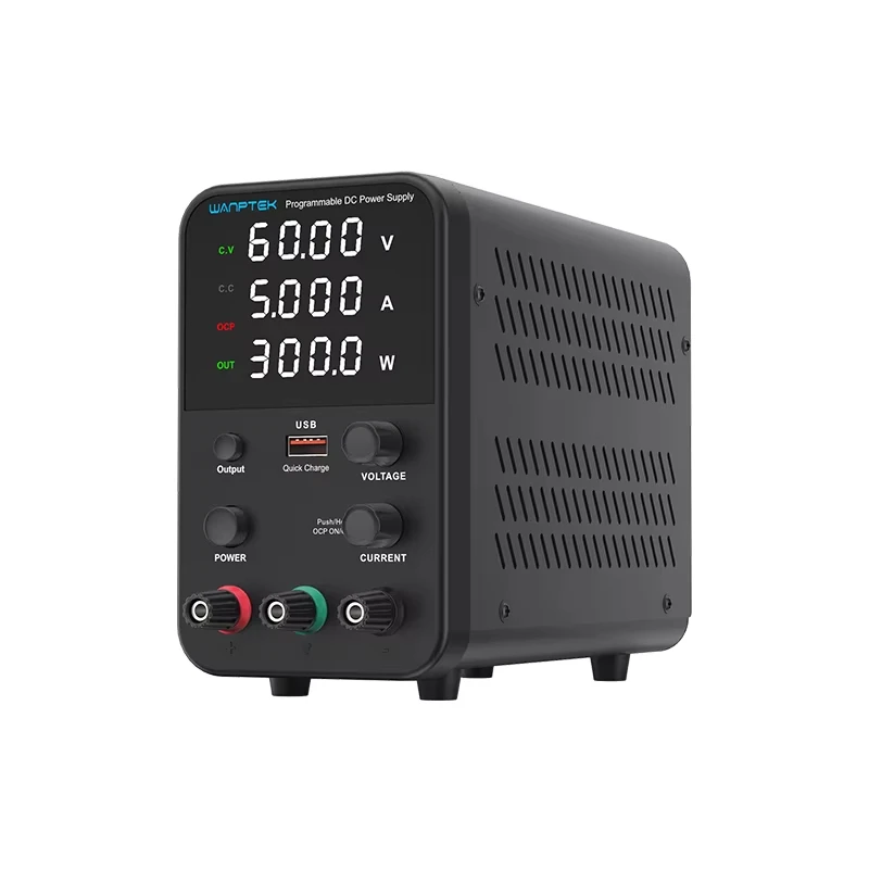 

Wanptek WPS605H Adjustable Power Unit with Precision Knob Control & Low Noise