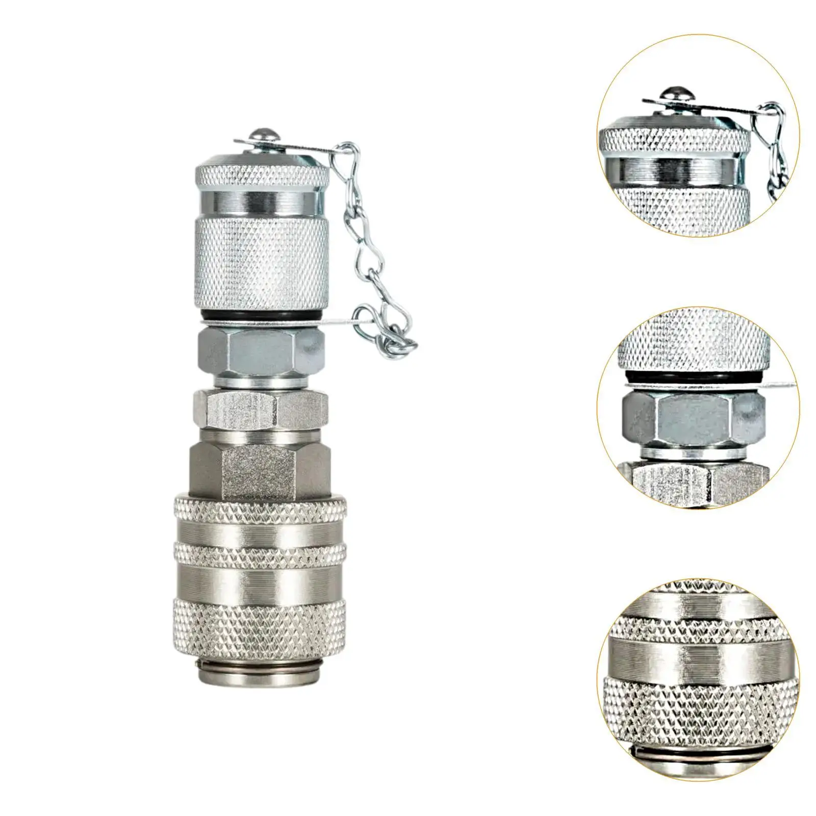 Hydraulic Pressure Test Coupling Kit for PD Series Coupler Wear Resistant Replacing Excavators Spare Part Quick Female Adapter