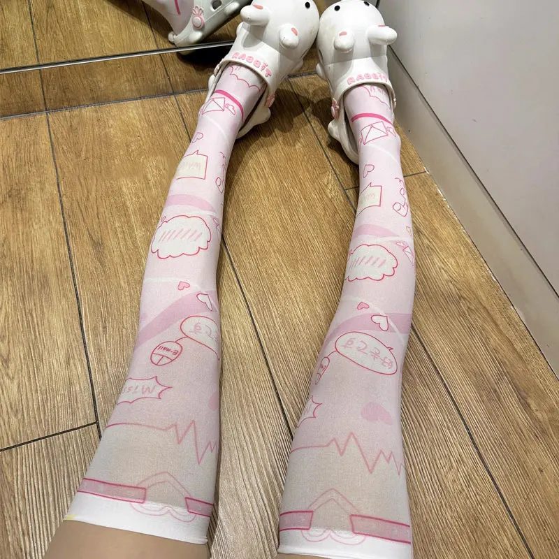 Bas Lolita japonais Y2k pour femmes, mignons, mi-mollet, au-dessus du genou, Anime Cosplay pour filles, chaussettes Kawaii en velours doux