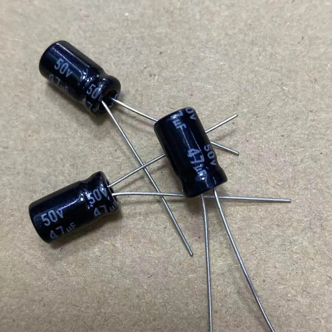Condenser for 50V 47UF Electrolytic Capacitor   50pcs
