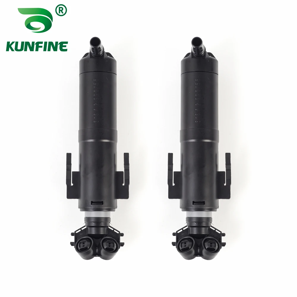 Farol do carro amortecedor dianteiro lavadora spray bico jato farol bomba capa para bmw x1 e84 xdrive20i 2012-2014 61672990155