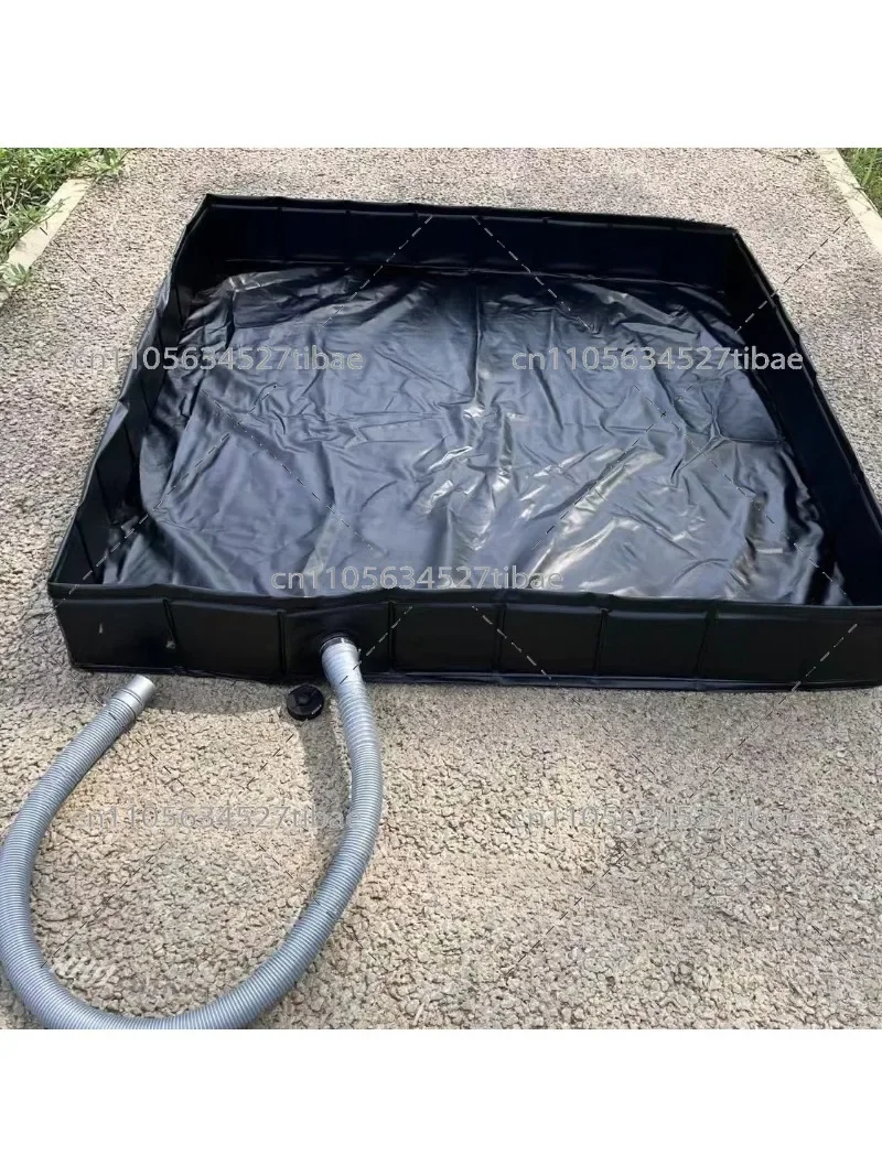 Adult Portable PVC Shower Tray Outdoor Removable Bath Tent Water Receiving Pool for Easy Cleaning And Storage