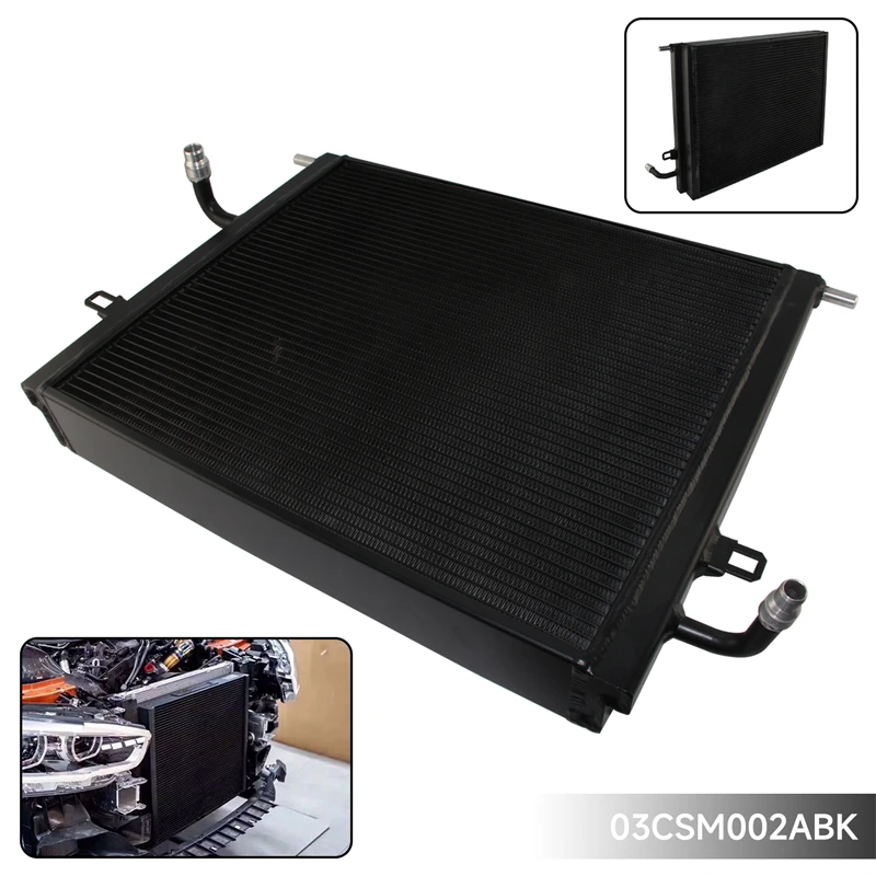 Tuning Competition 70mm Big Radiator Kit Fits For BMW F-Series B48 & B58 F20 F21 F30 Black