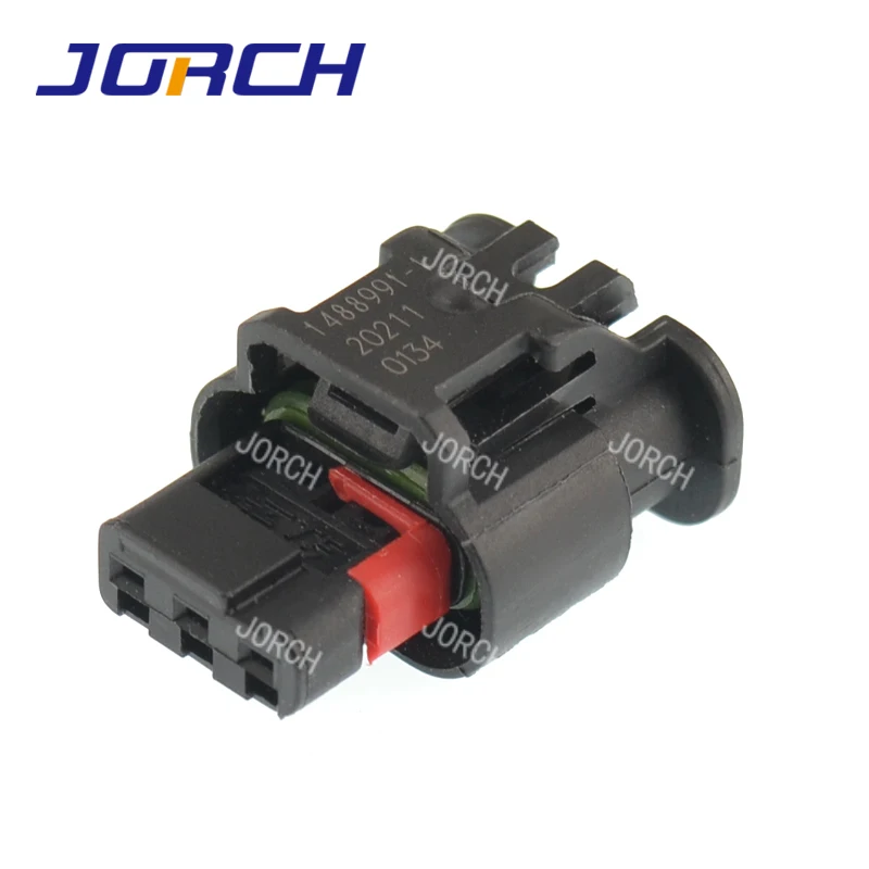 3 pin female socket automotive parking sensor connector 1488991-1