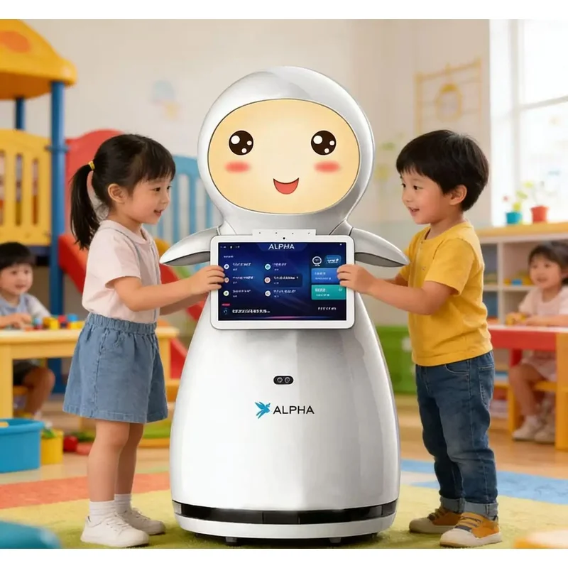 Snow AI-Powered Preschool Education Service Robot: Interactive Learning Companion Kindergarten Kids