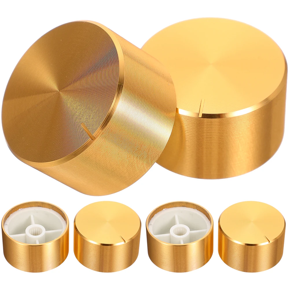 

6pcs Guitar Knob Volume Control Aluminum Caps Bass Electric Accessories Replacement Parts For Musical Instruments
