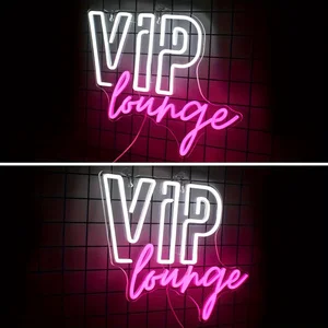VIP Lounge Neon Sign USB Dimmable LED Light for Bar Hotel SalonBarber Shop Cafe VIP Room Home Party Decoration Night Light Gifts
