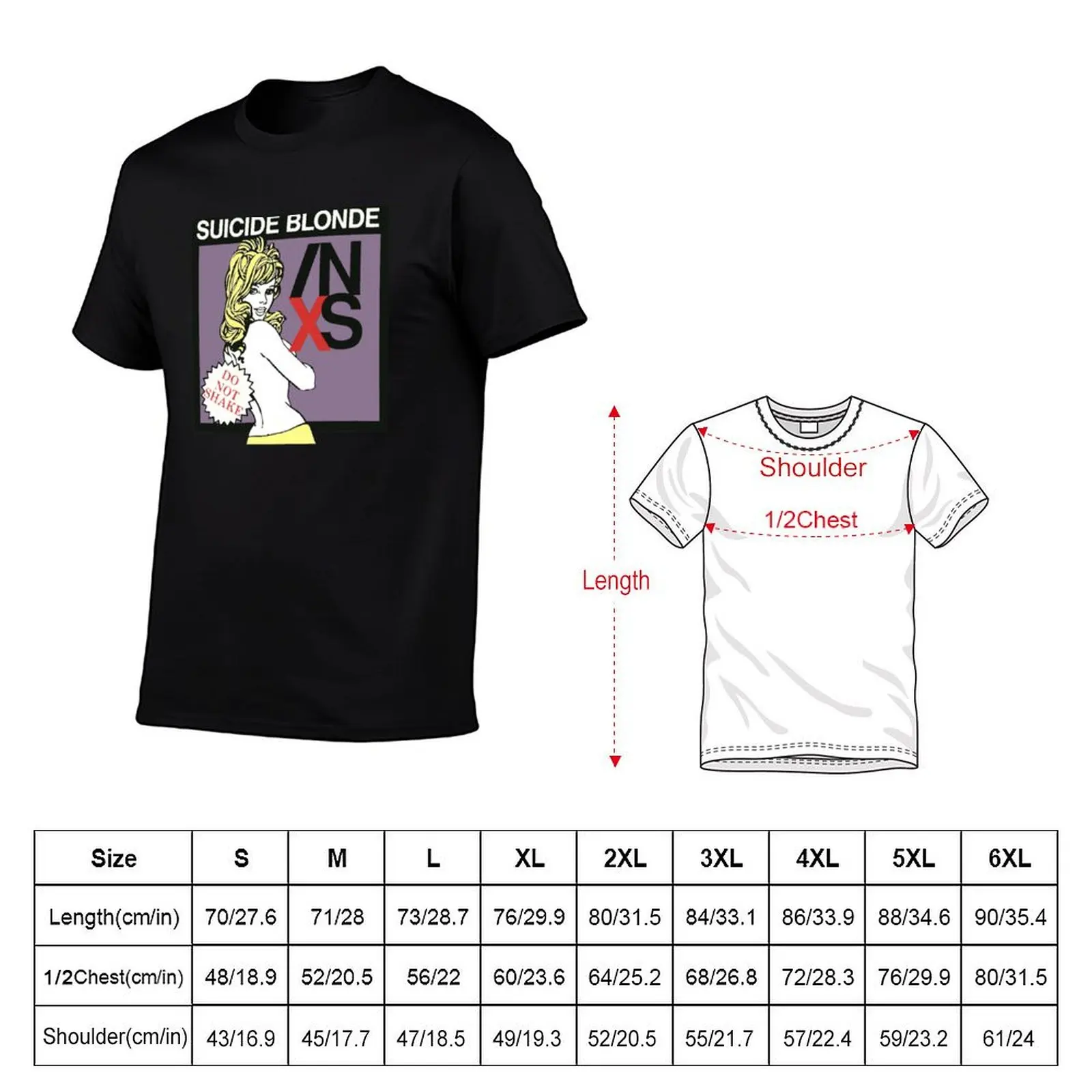 suicide blonde do not shake T-Shirt Festival Short Sleeve T-Shirt
