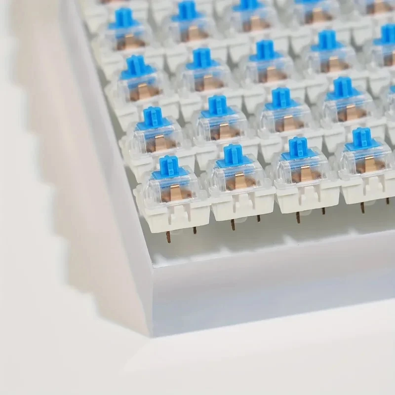 50/100pcs Mechanical Keyboard Switches Blue Black Red Brown Cross Stem Hot Swappable DIY Switch with Keycap Puller image 2