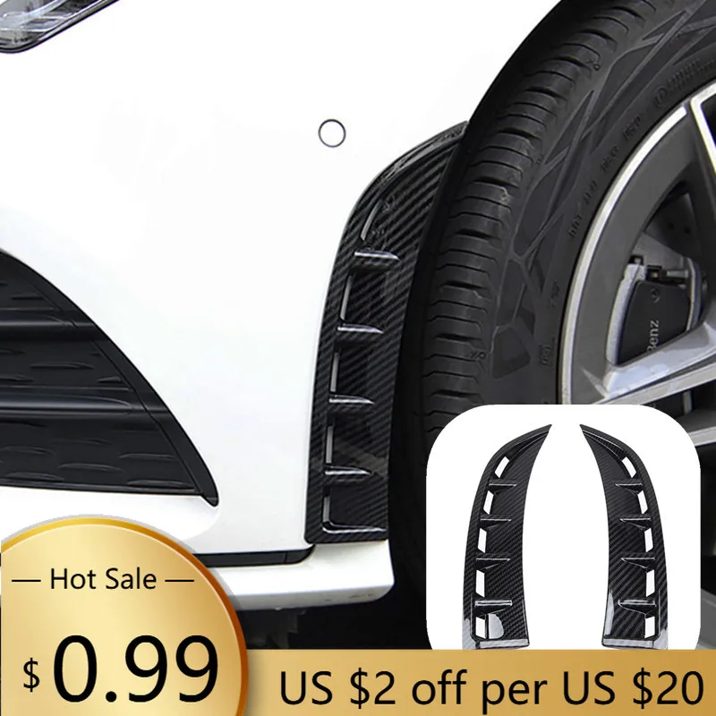 

Чехлы на руль автомобиля, передний бампер, боковой спойлер, сплиттер, крышка для Mercedes Benz CLA W118 2019 2020 2021 2022 2023, Flank Air Int