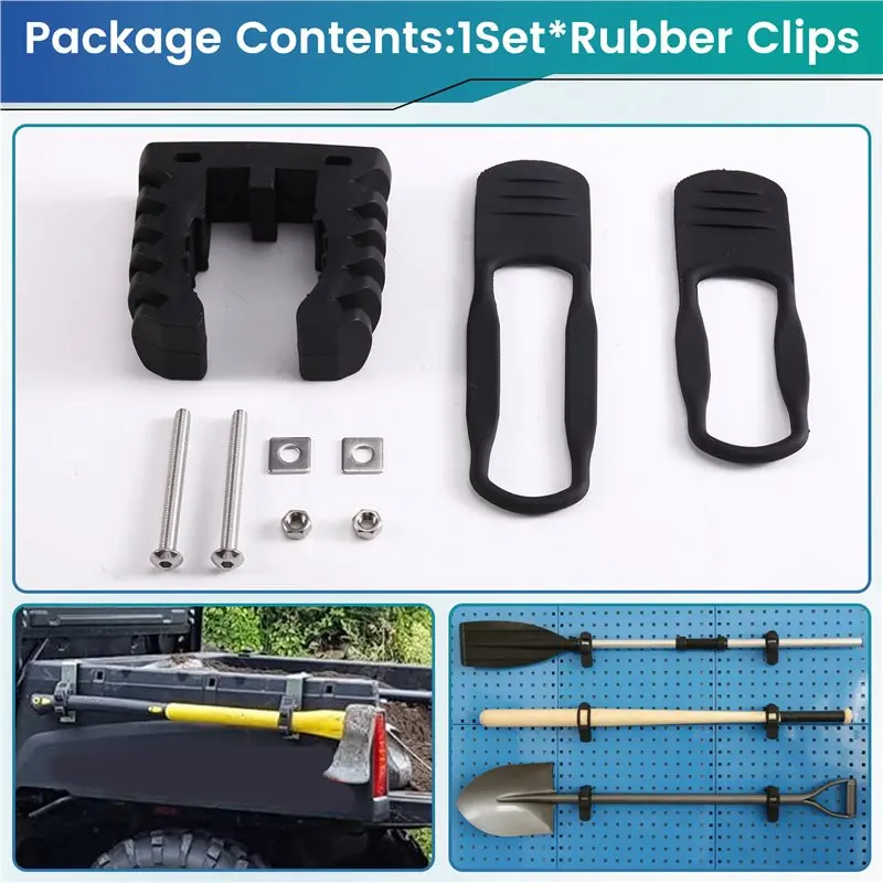LUCKshopping Mounting Tools High Load Bearing Shovel Holder Mount Bracket Quick Release Sturdy Wall Mount Kit view 4