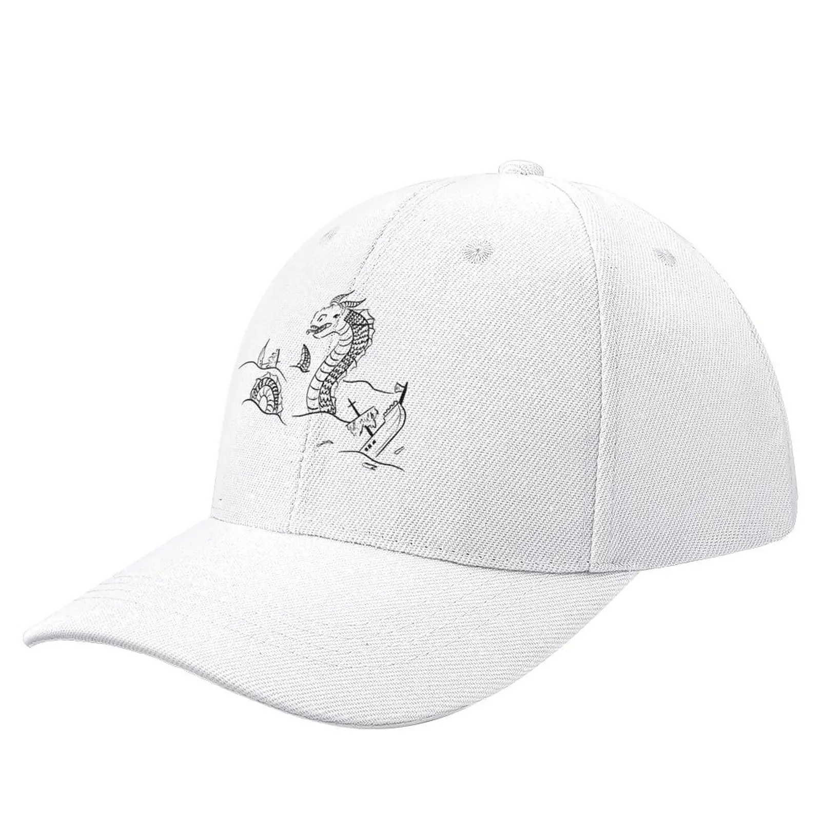 

Sea Serpent sinking ships Baseball Cap Vintage Mountaineering Men Golf Wear Women's